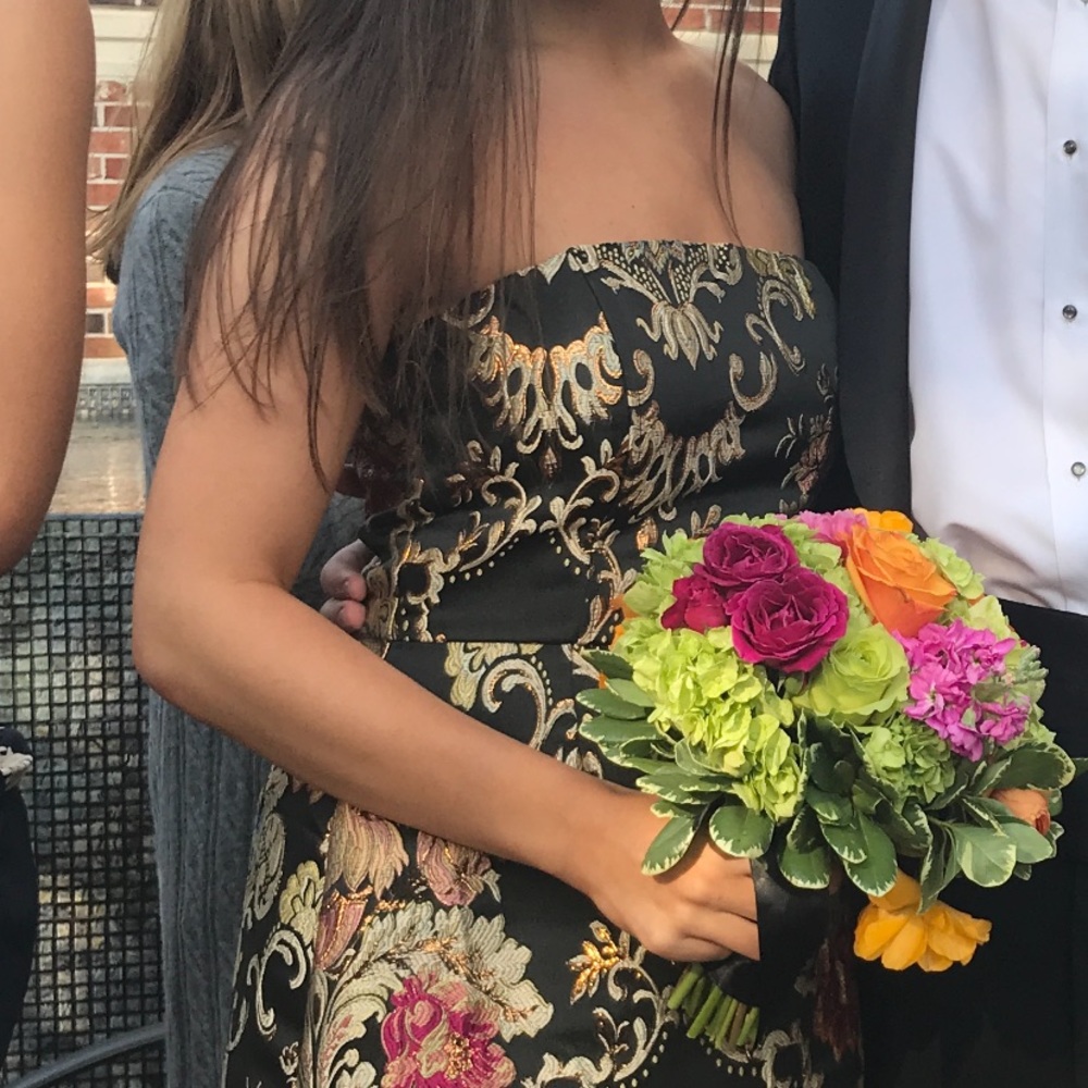 PRINCESS POLLY STRAPLESS FLORAL DRESS - Picture 2 of 3